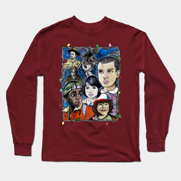 Stranger Things Long Sleeve T-Shirt by SophieScruggs